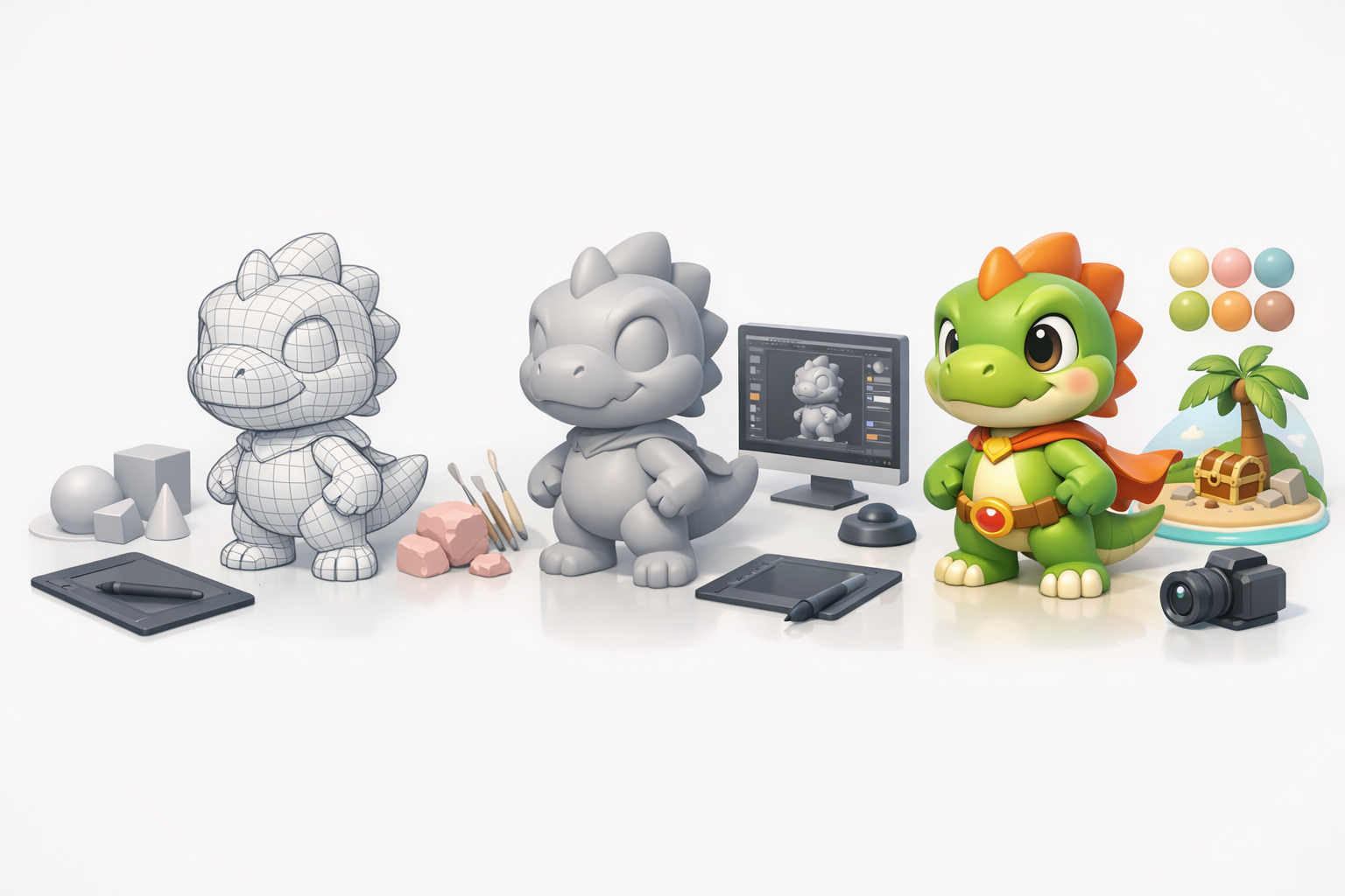Efficient 3D Model Creation: Tools and Techniques illustration