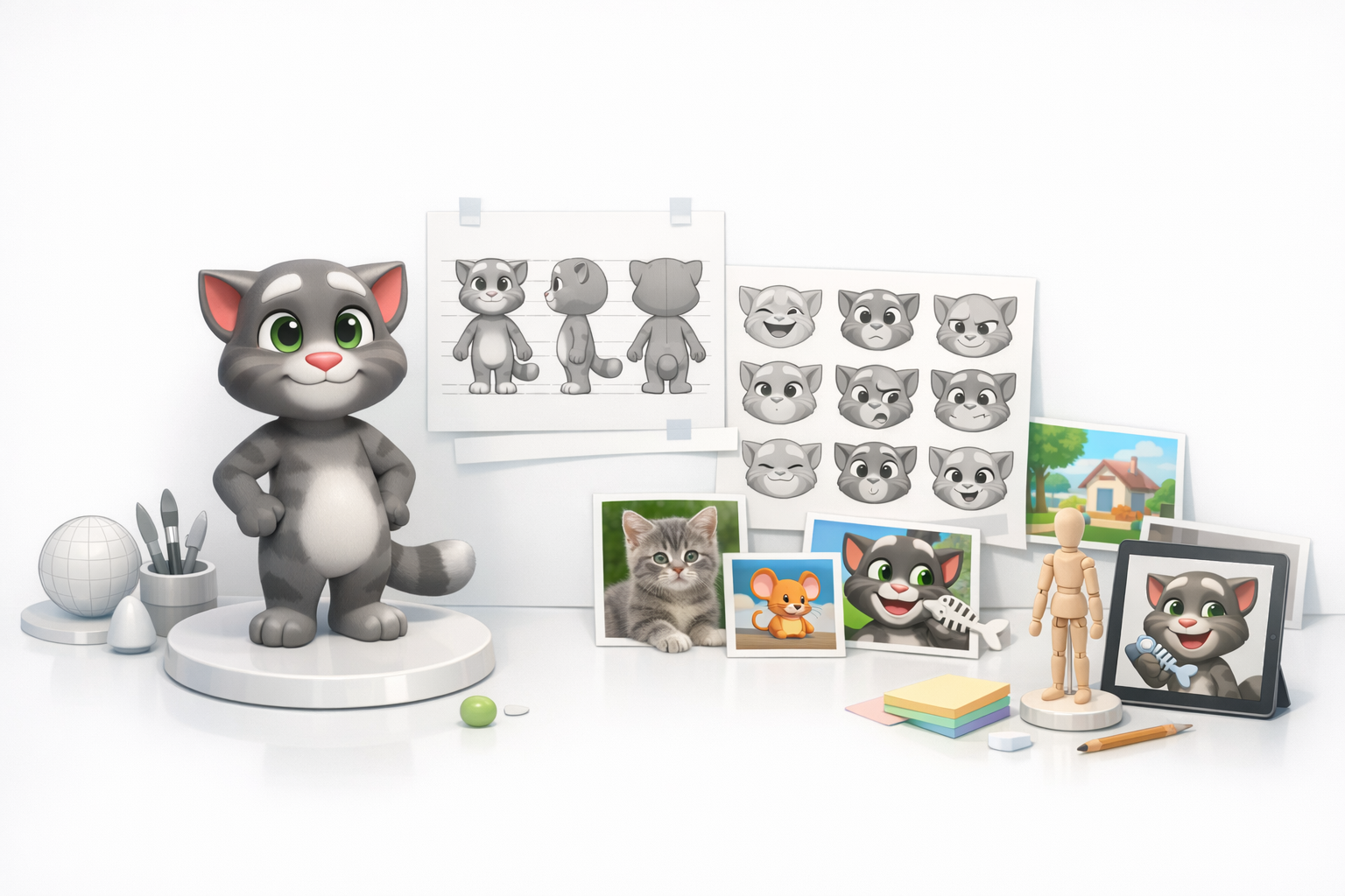 Talking Tom 规划与参考资料收集示意图