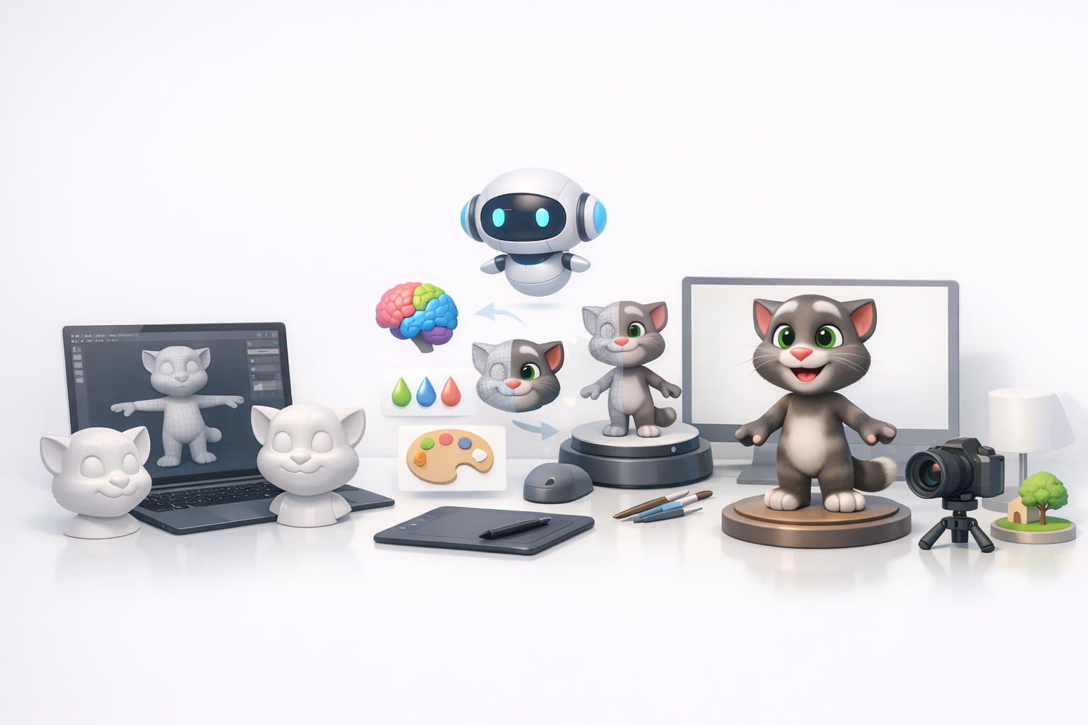 AI 工具与工作流程心得示意图