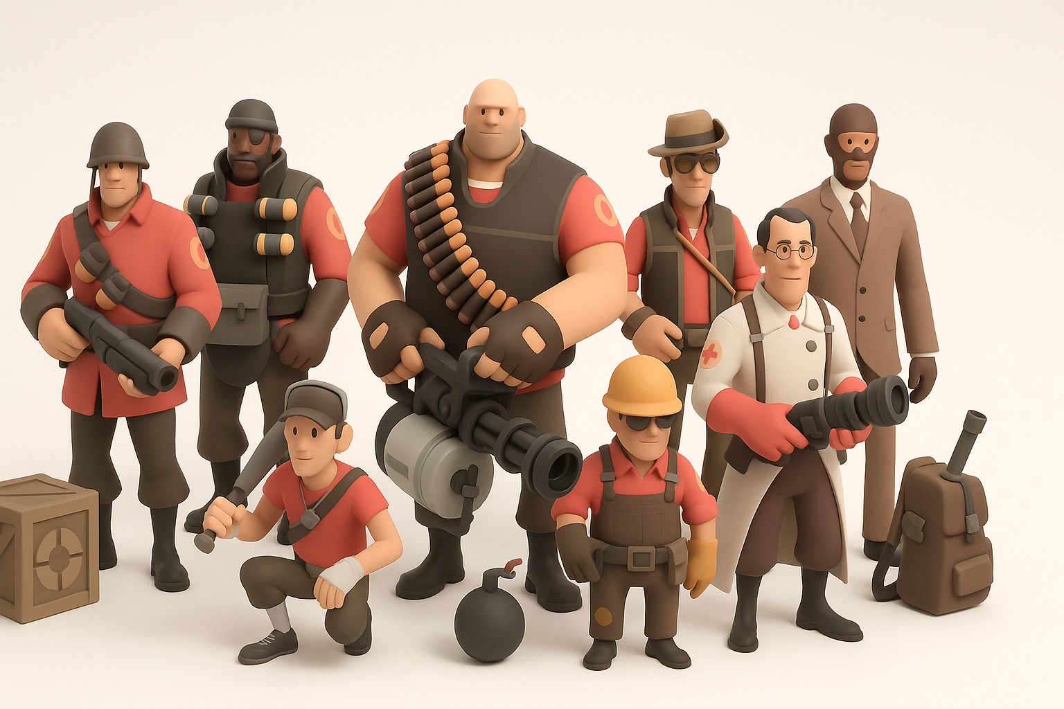 Team Fortress 2 3D 模型概述插图
