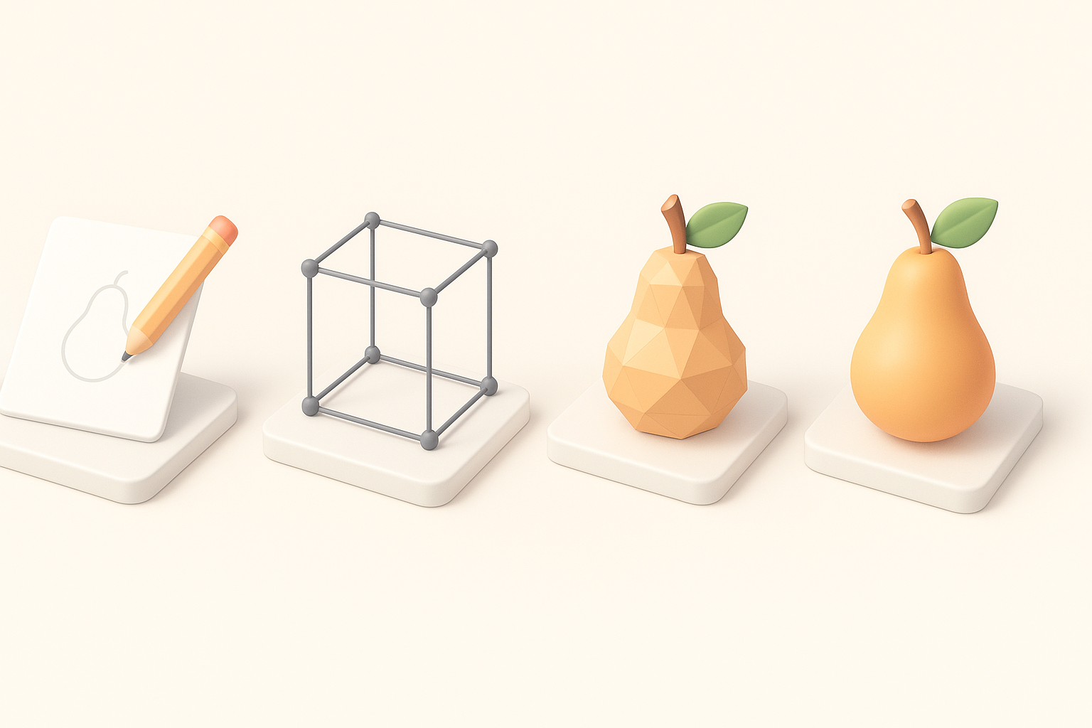 3D模型制作逐步流程插图