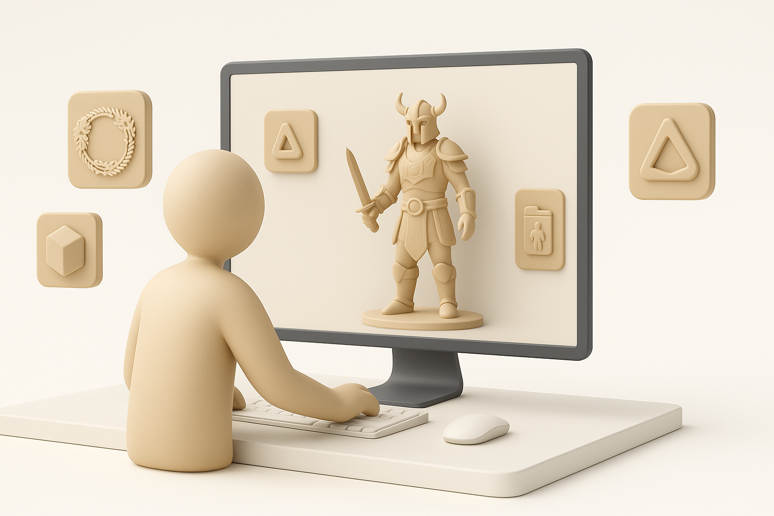 生成《上古卷轴Online》3D模型的工作流插图