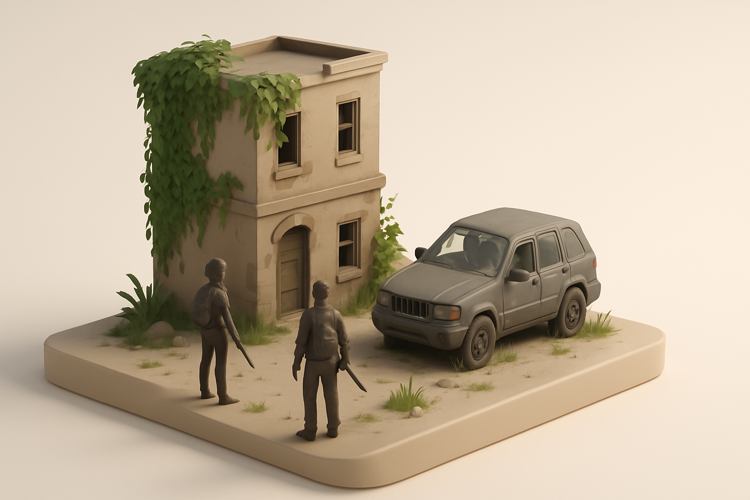 概述:《最后生还者》3D建模示意图