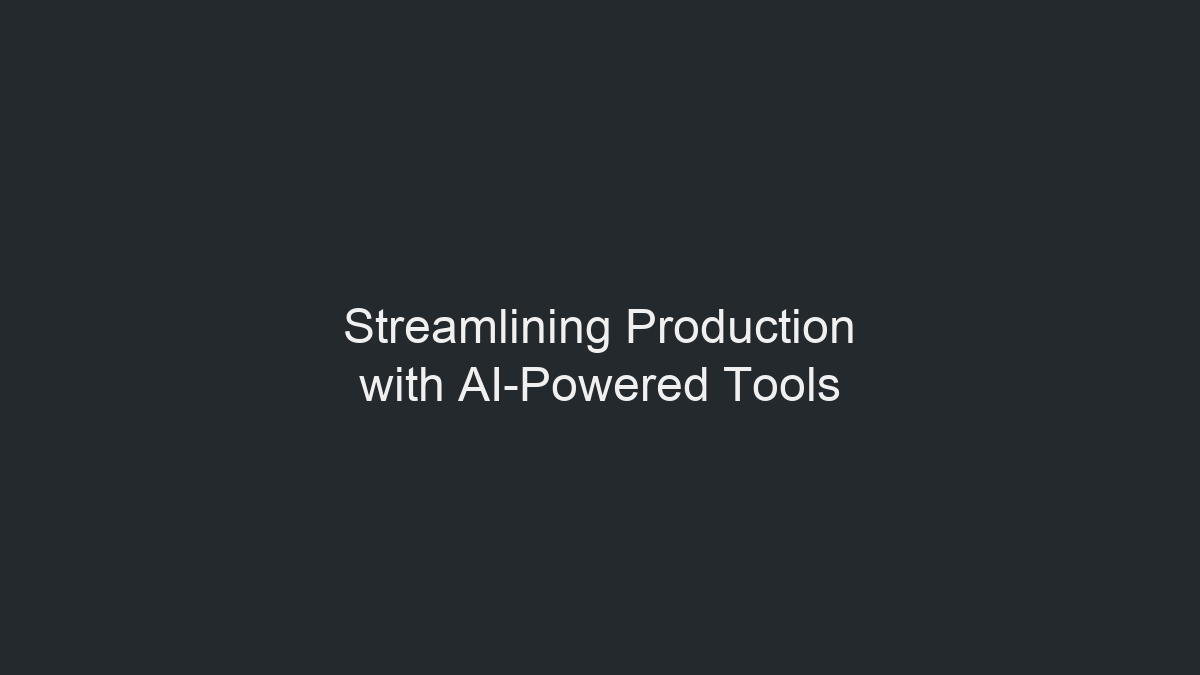 借助 AI 工具提升生产效率示意图