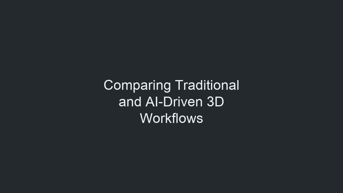 传统工作流程与 AI 驱动工作流程对比示意图