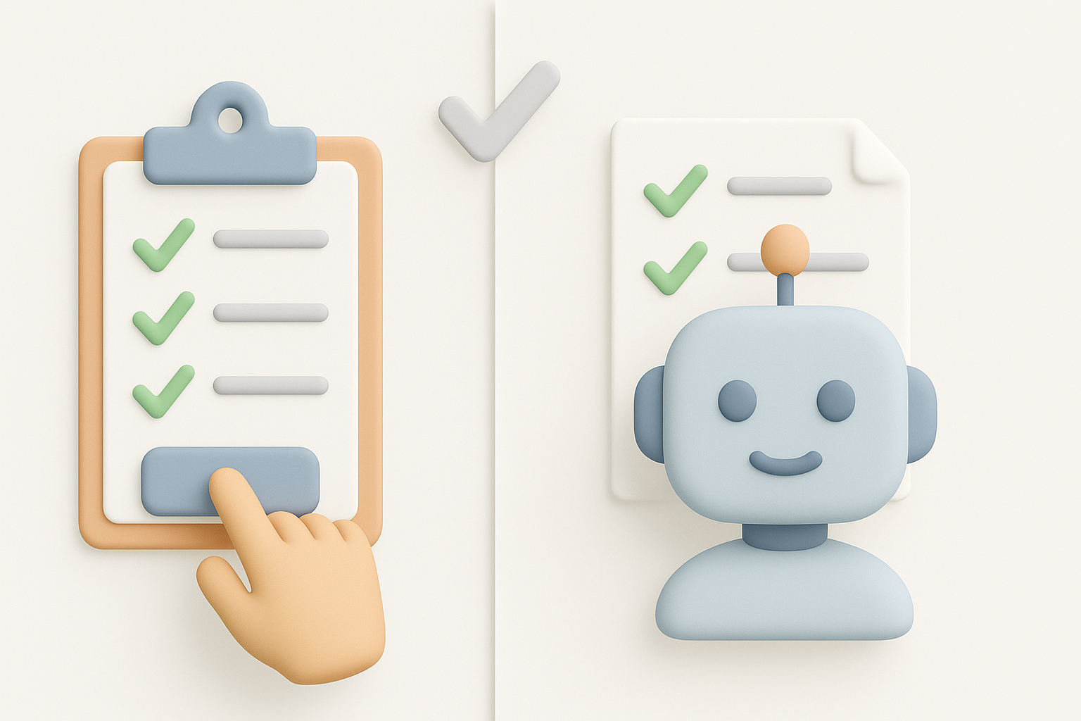 Comparing Manual and AI-Assisted Methods illustration