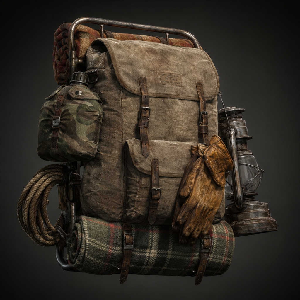 Backpack reference input image