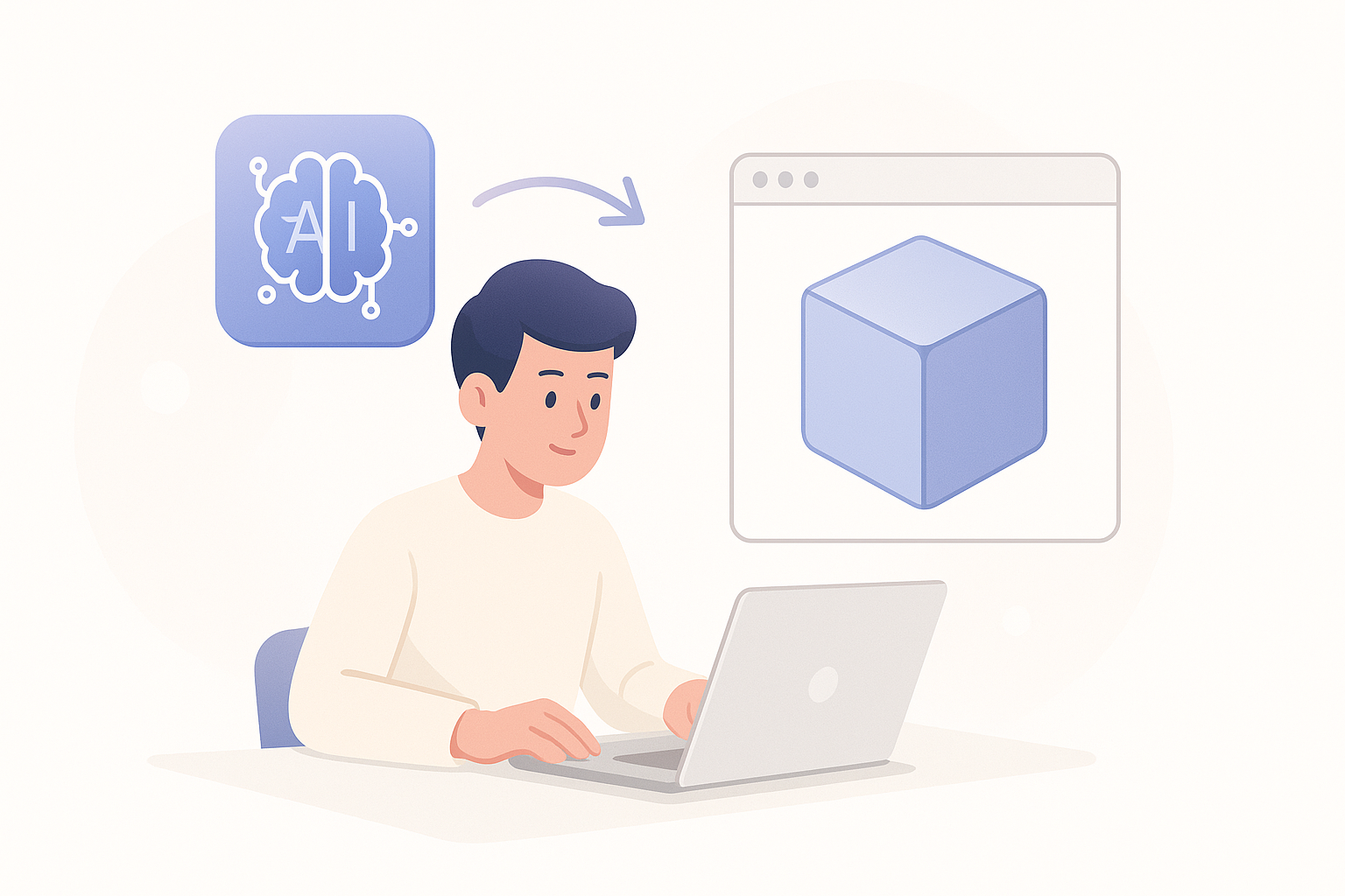 Using AI-Powered Tools for Faster 3D Model Creation illustration