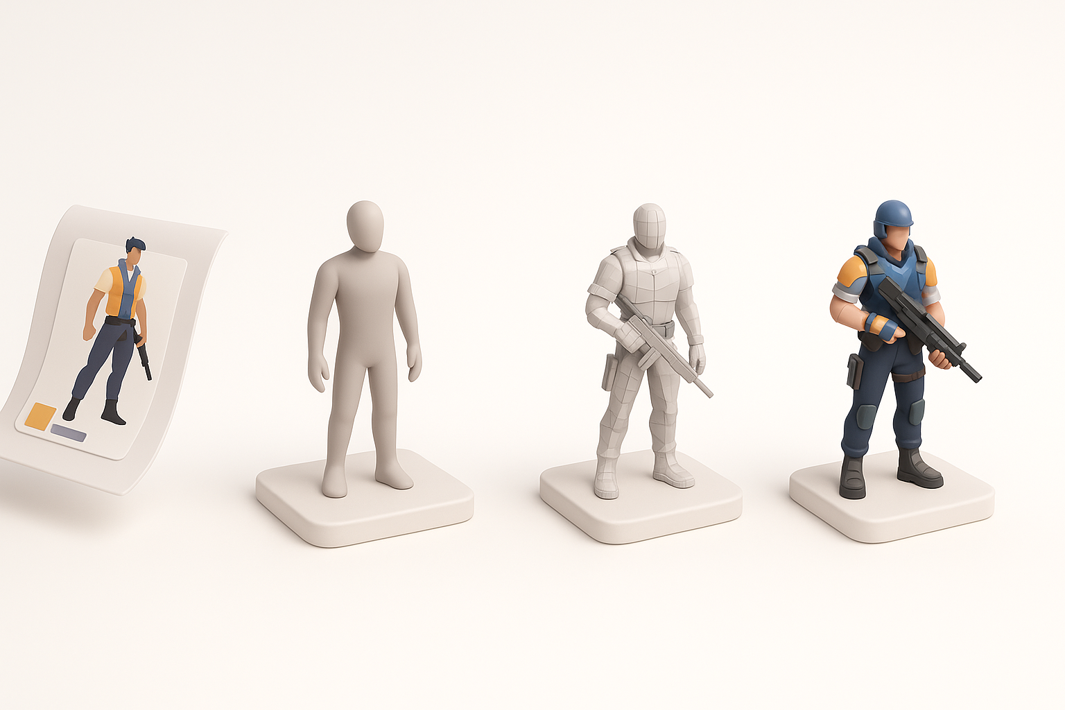 My Step-by-Step Workflow for Valorant 3D Model Creation illustration