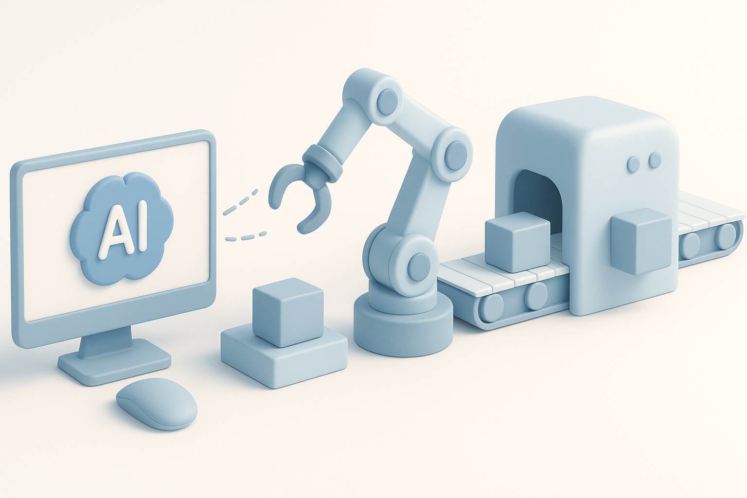 Streamlining Production with AI-Powered Tools illustration