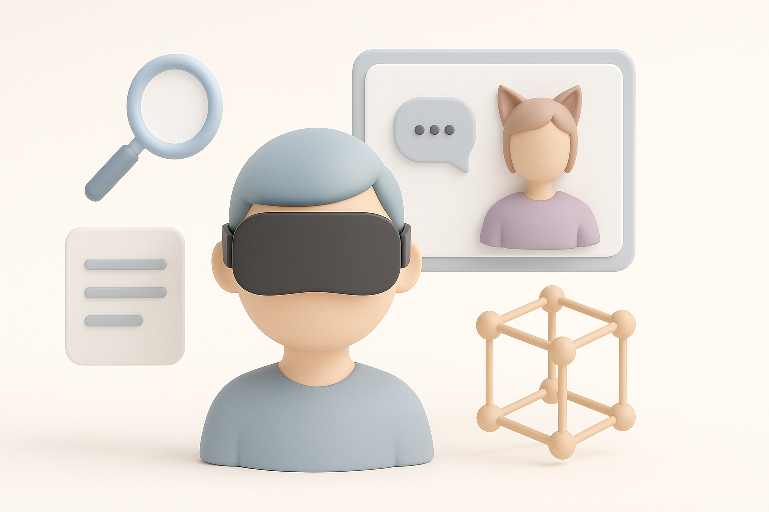 VRChat 3Dモデル要件の理解 イラスト