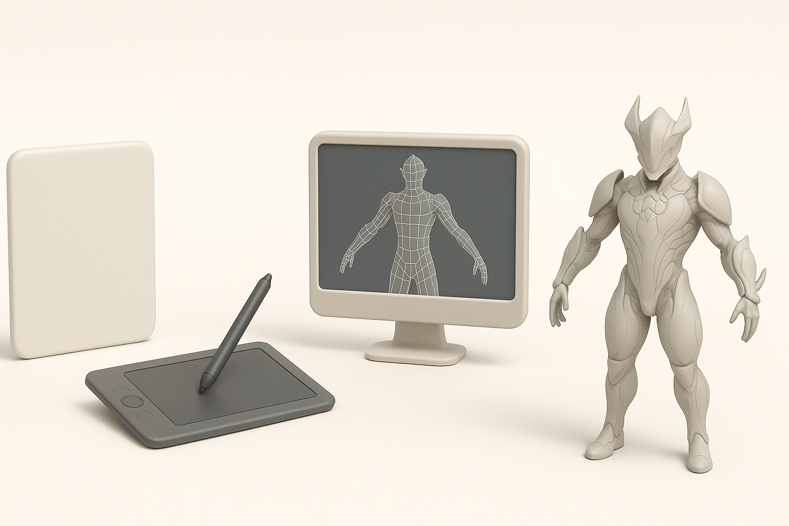 My Workflow for Creating Warframe 3D Models illustration