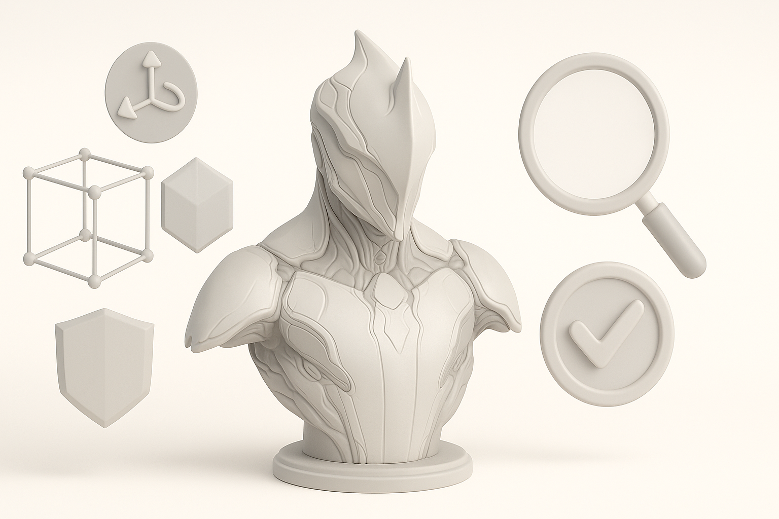 Best Practices for High-Quality Warframe 3D Models illustration