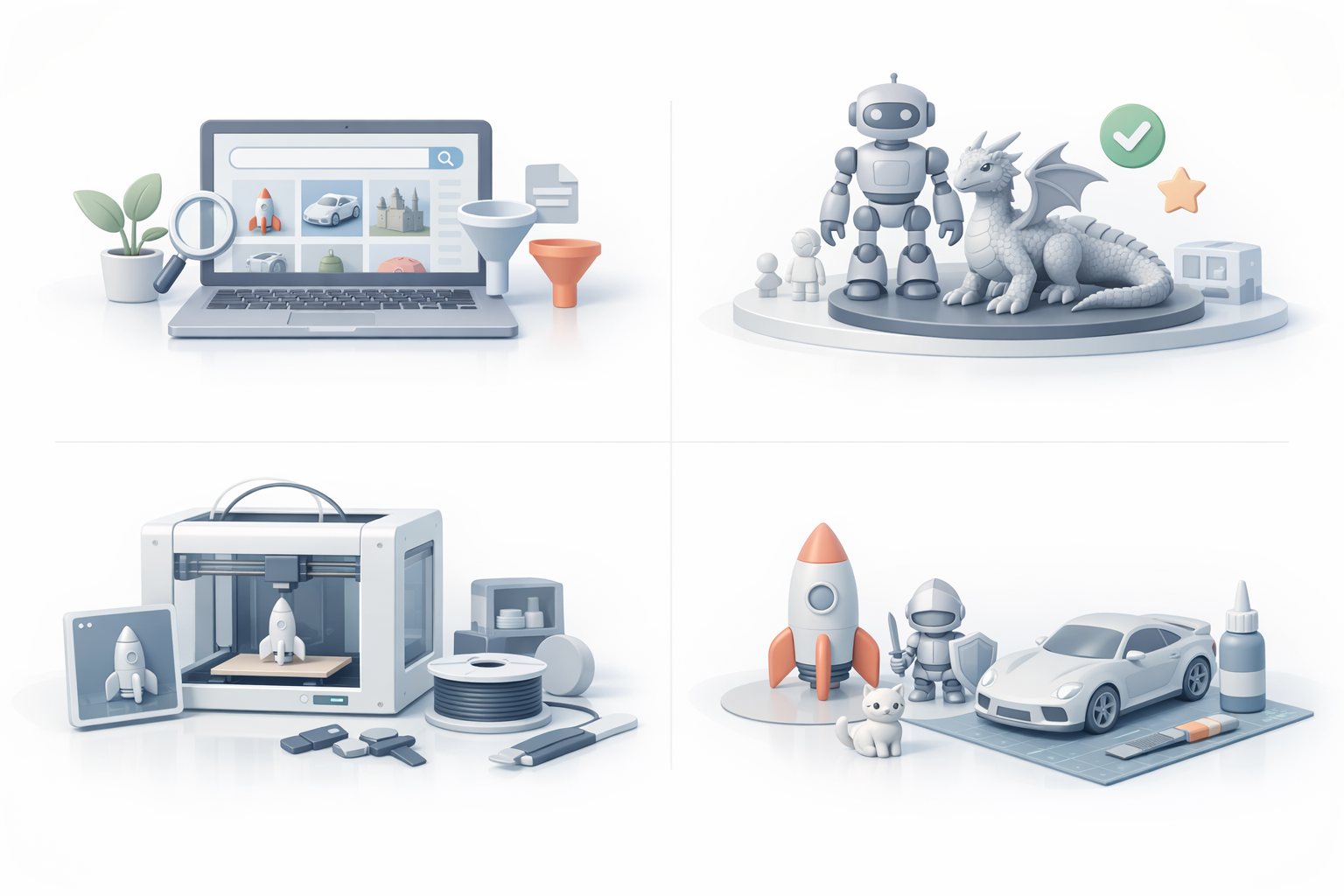 Best Practices for Finding Quality 3D Models illustration