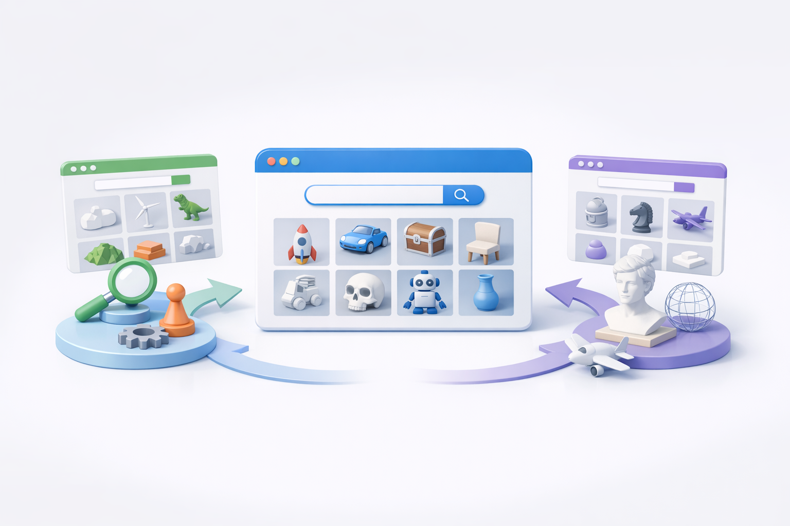 Comparing Yeggi with Other 3D Model Sources illustration