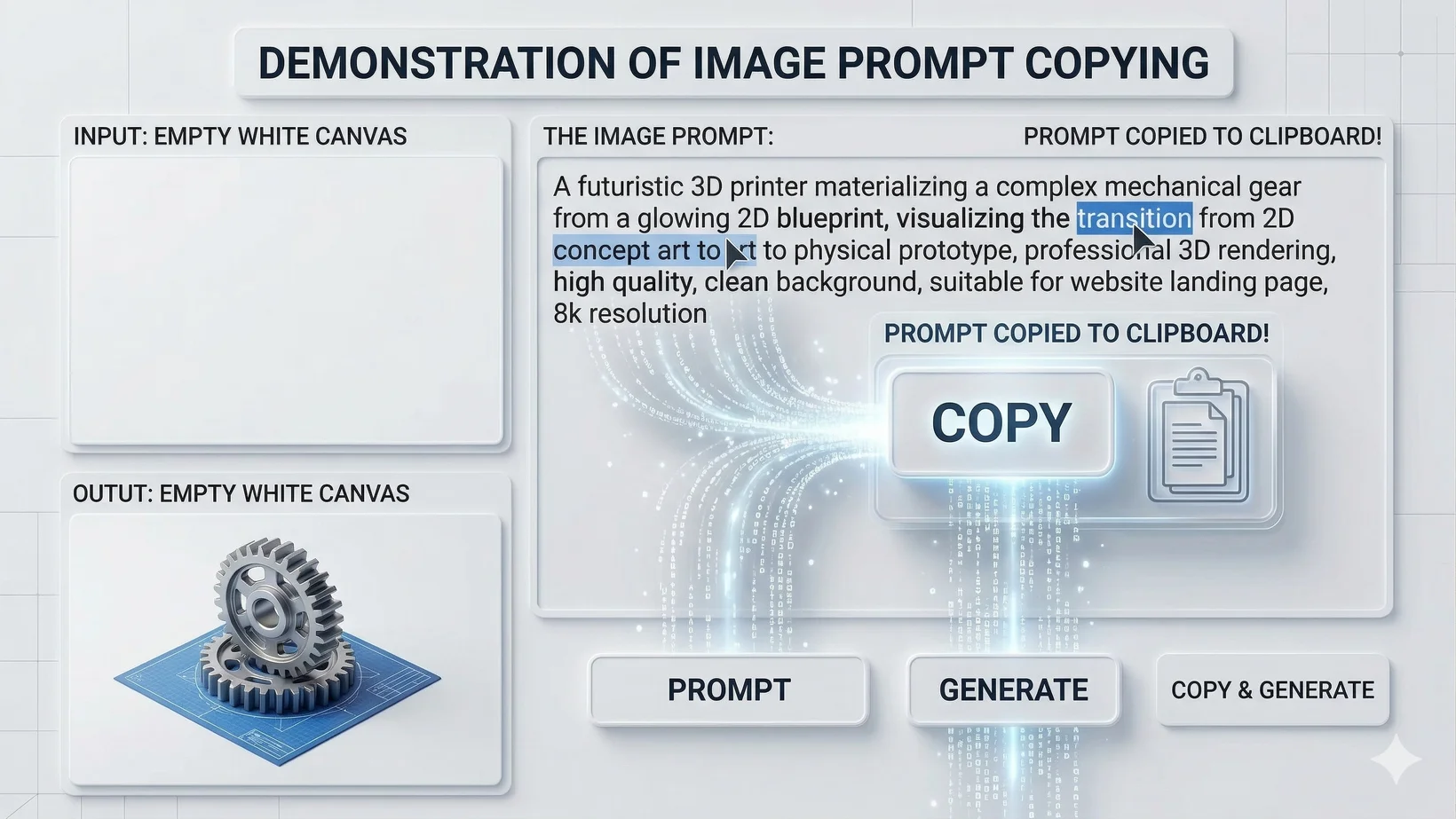 Algorithm spatial computing concept