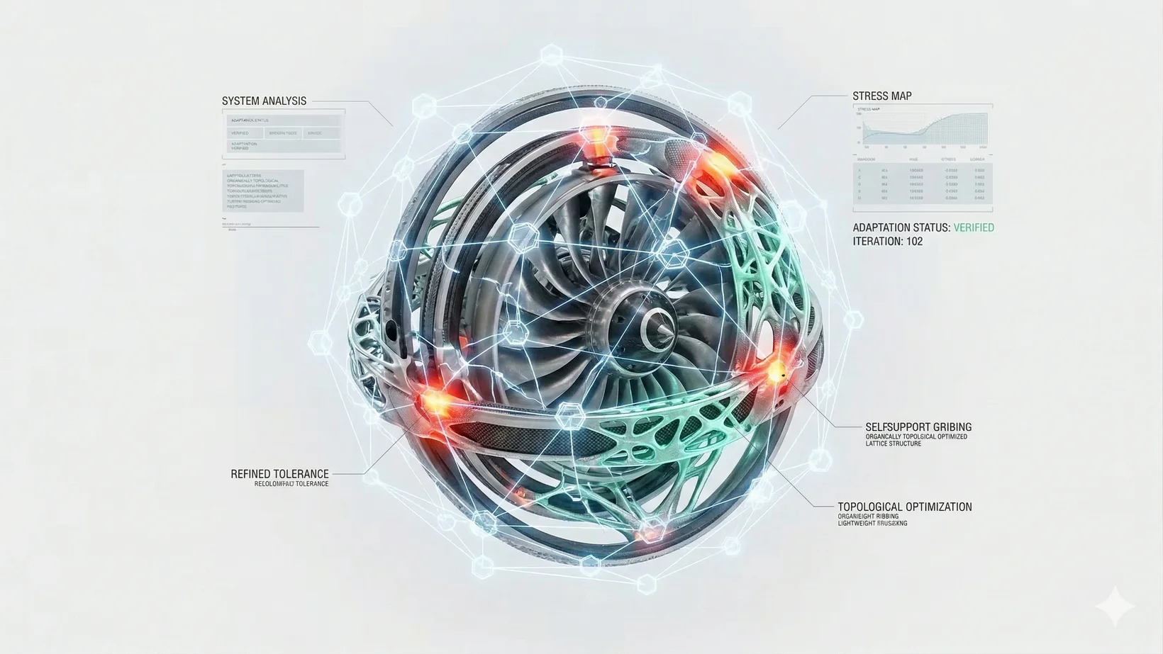 Neural network analyzing 3D mechanical geometry