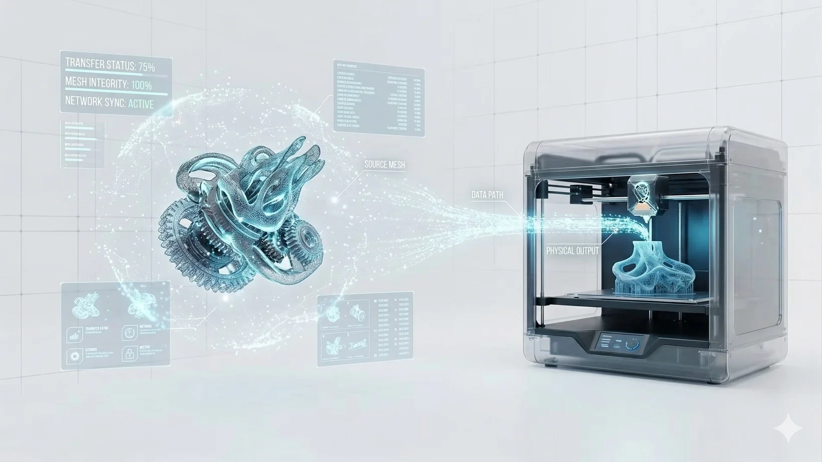 Cloud-native 3D modeling to slicing workflow