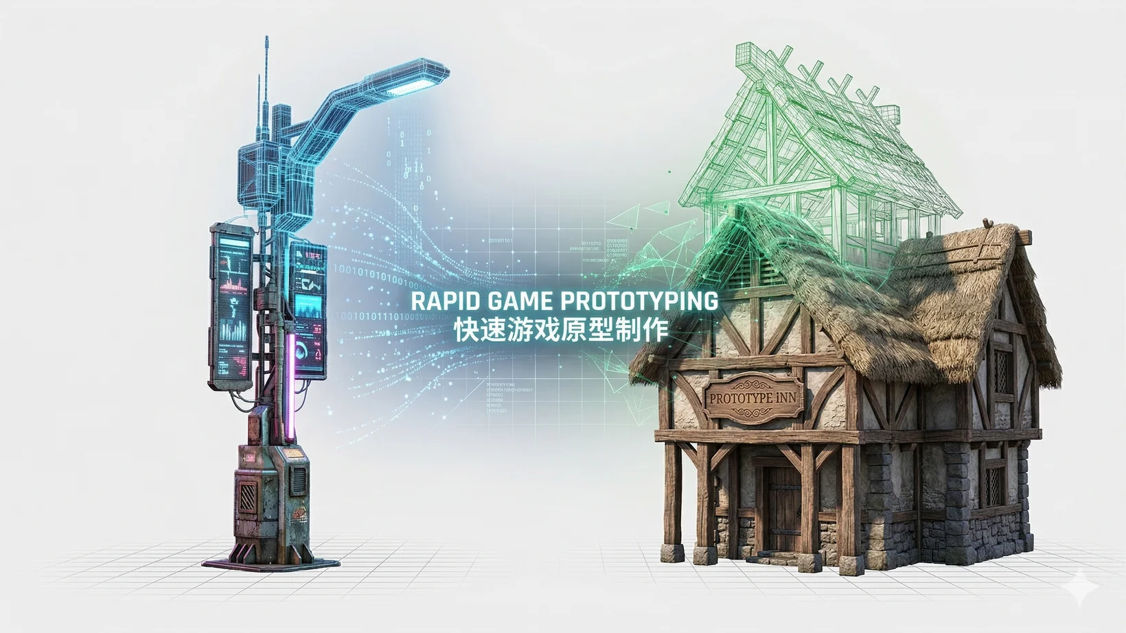 Futuristic game environment generation