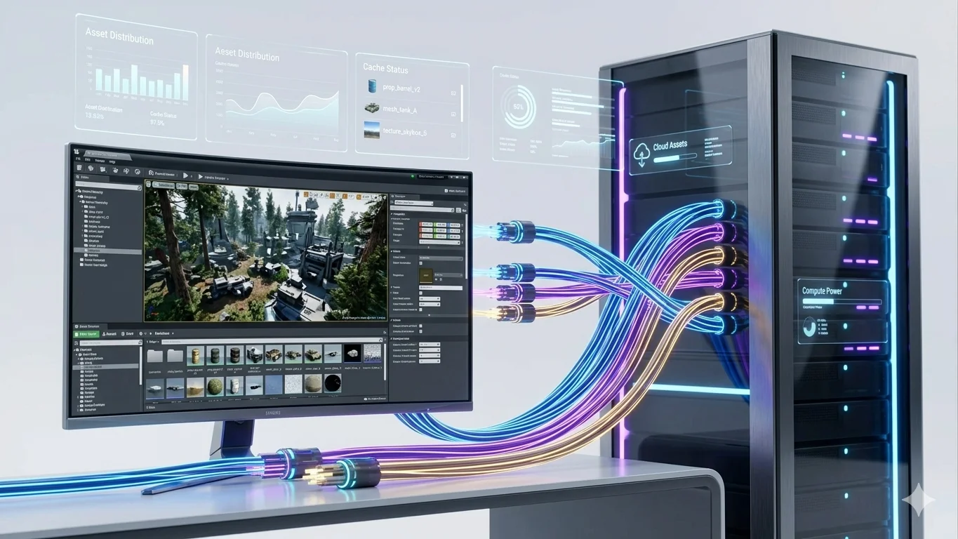 REST API data flow to game engine