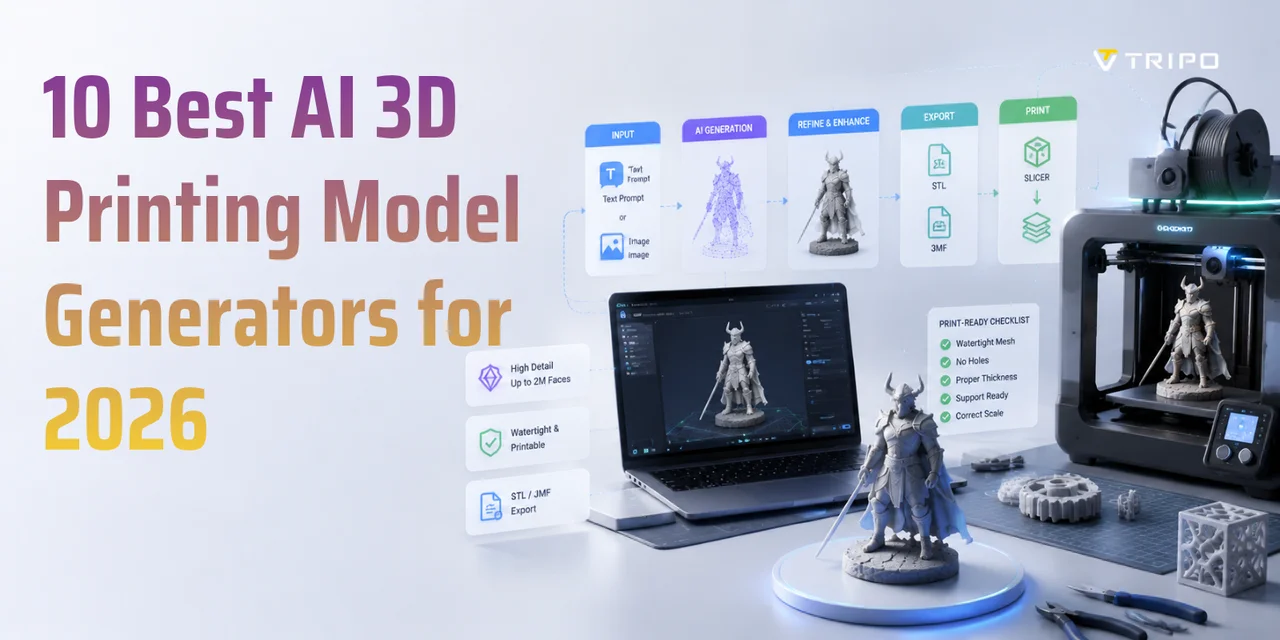 10 best ai 3d printing model generators for 2026