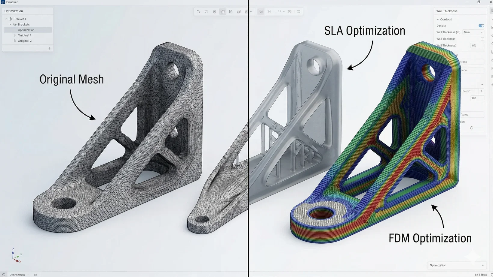 3D 列印的結構最佳化