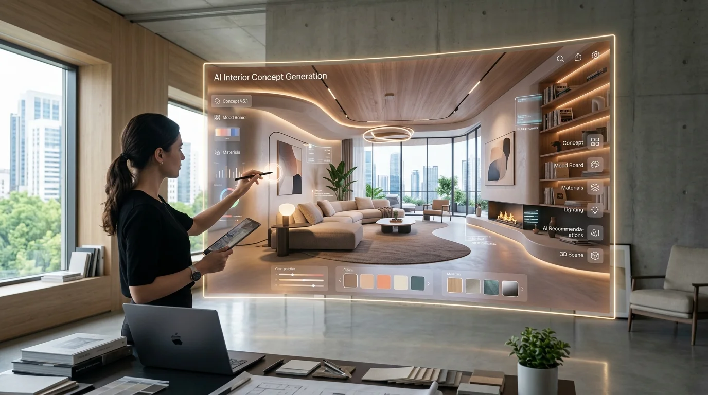 AI Interior Concept Generation