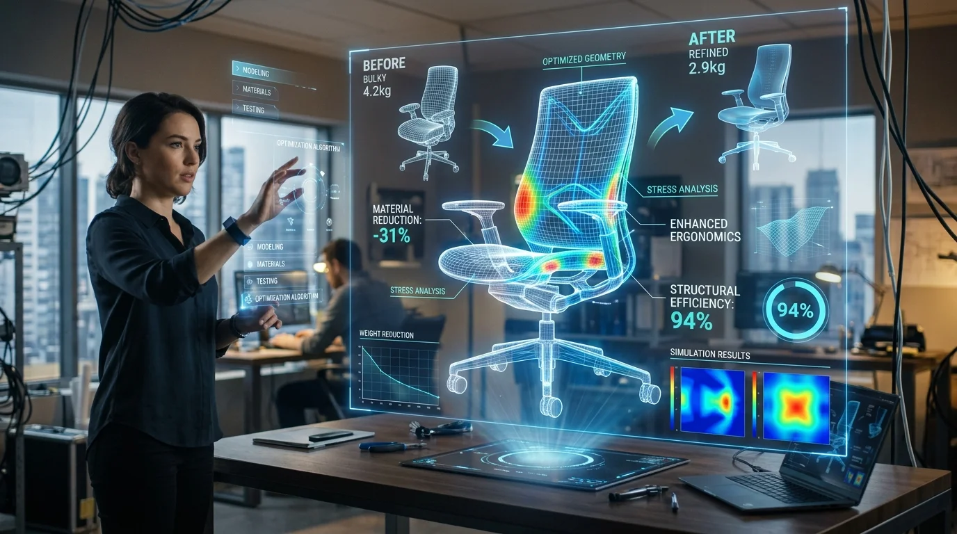 Holographic 3D furniture optimization process