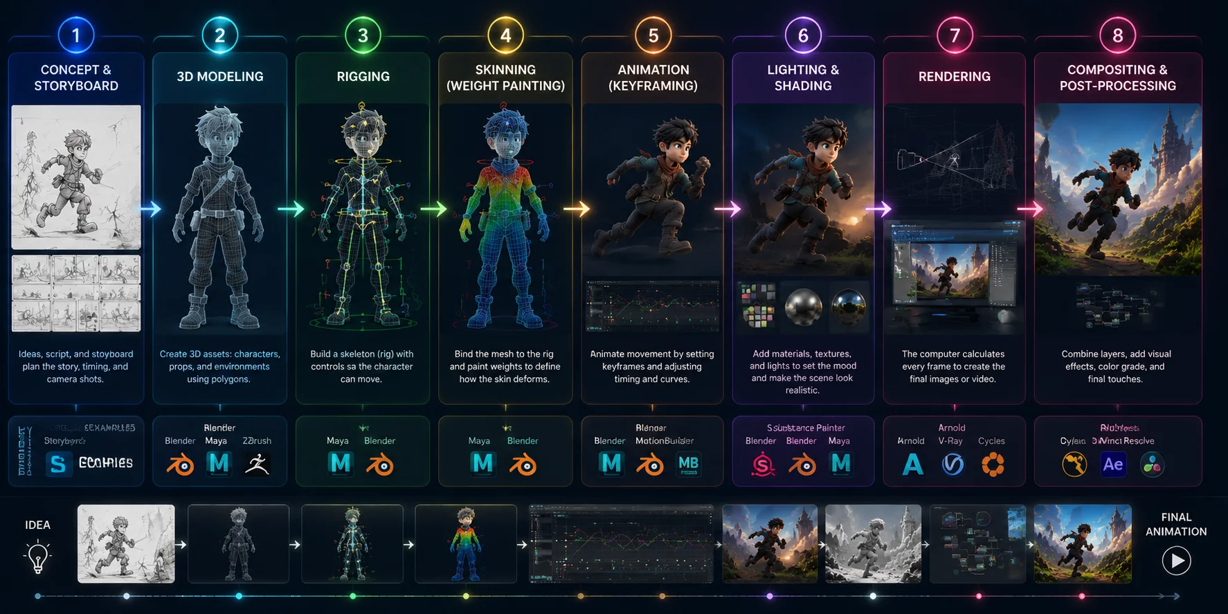 3d animation how does 3d animation work the full pipeline
