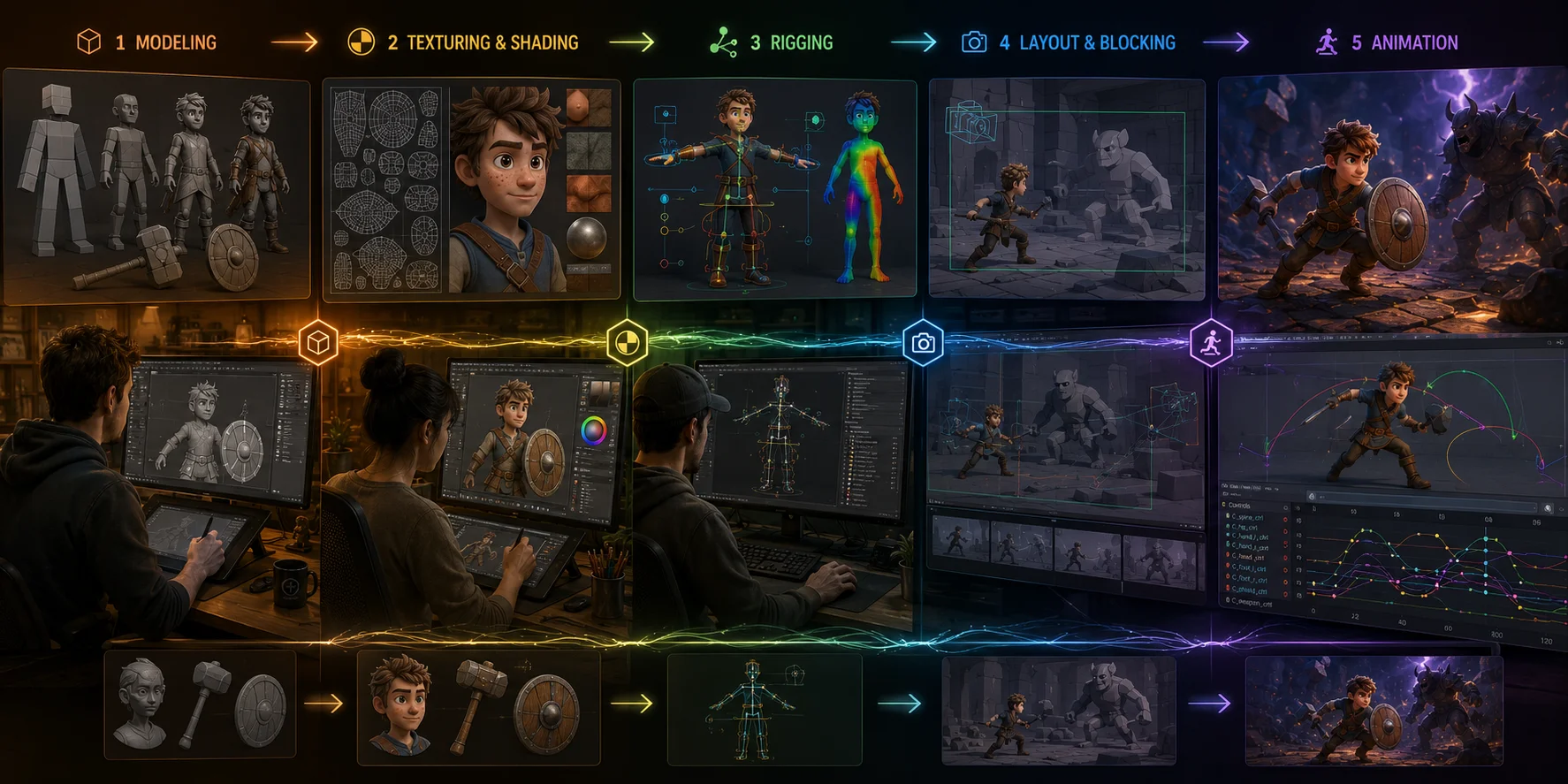 3d production workflow