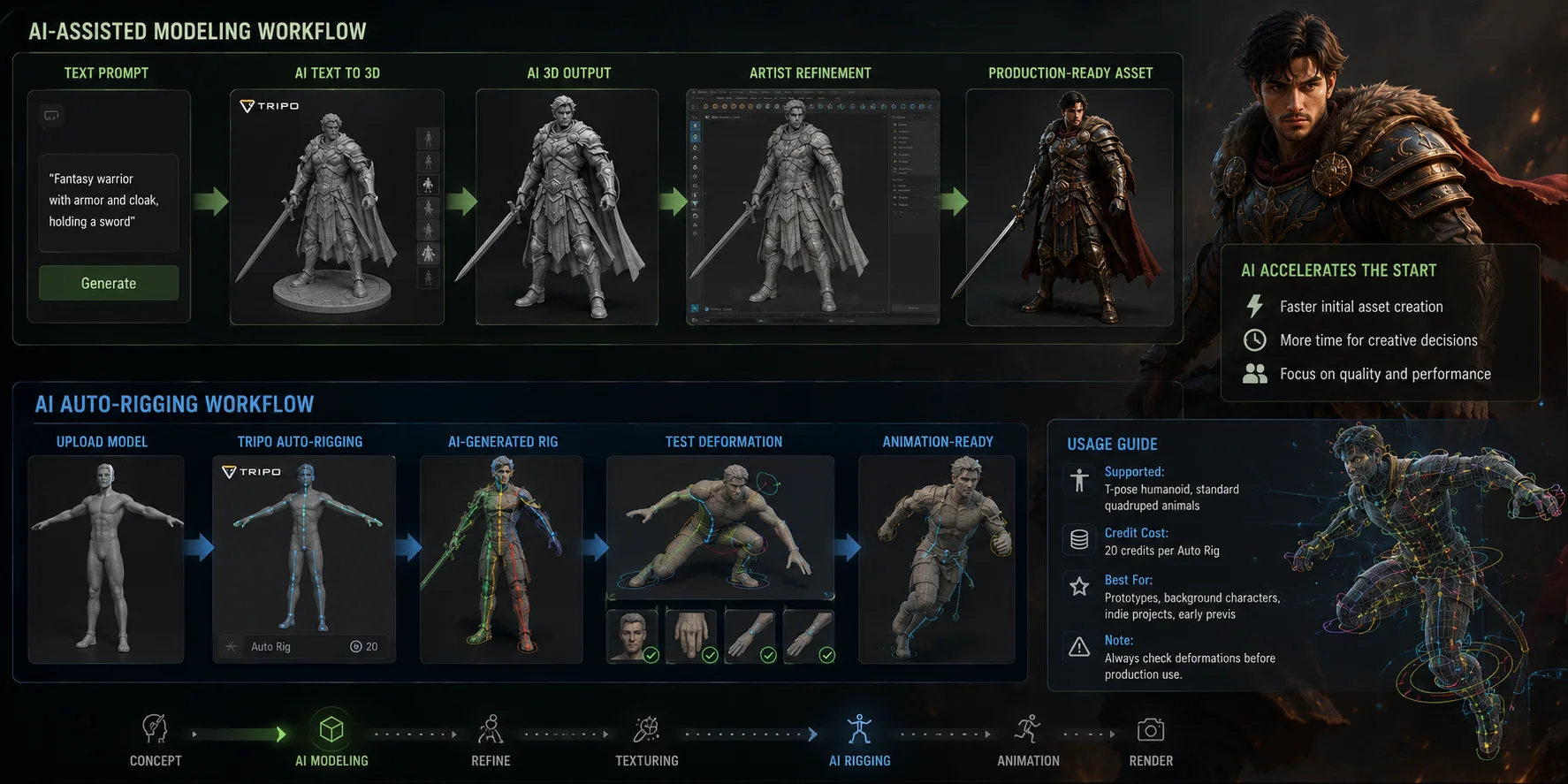 ai asset creation workflow