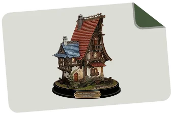3d model house for games 