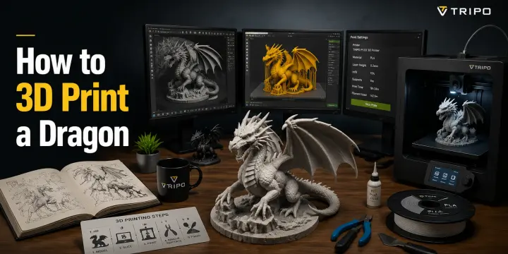3d printed dragons cover