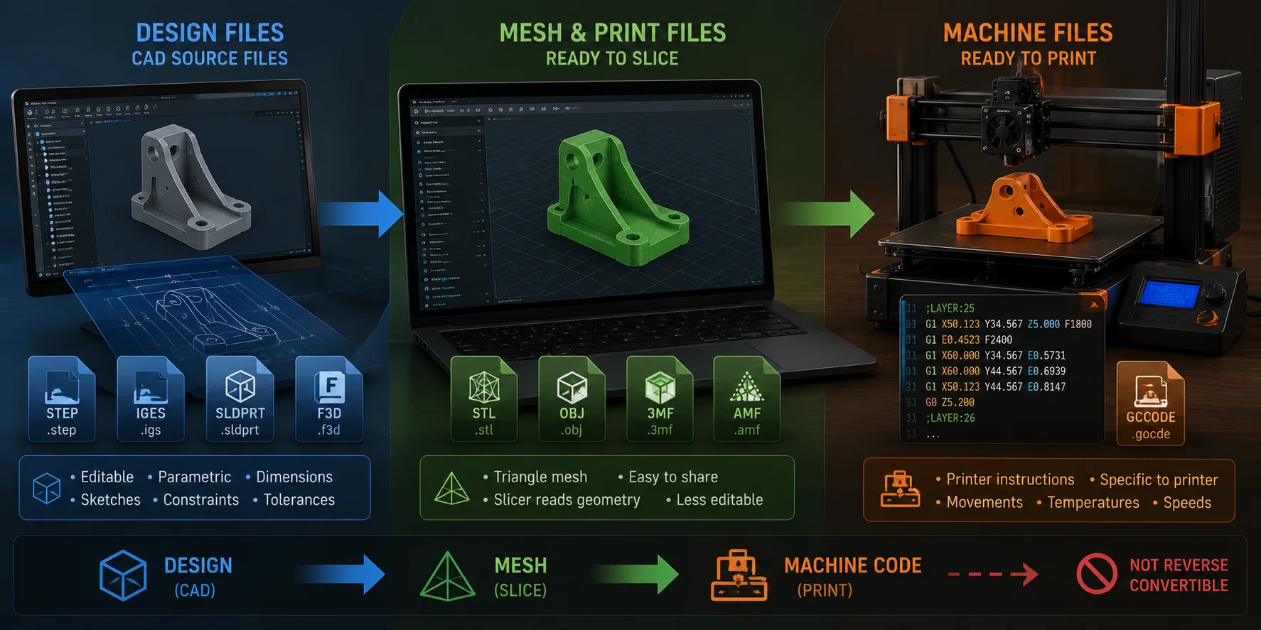 3d printing file pipeline