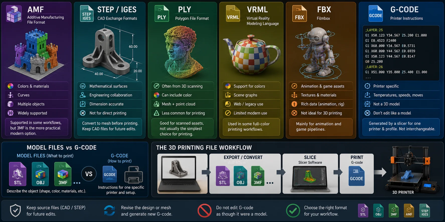 additional 3d file formats