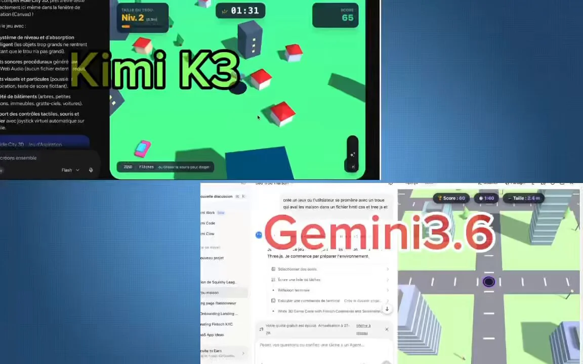 Prompt para un juego de Three.js al estilo Hole.io