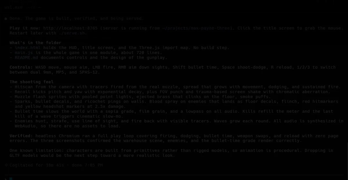 Game Three.js mười phút rồi tinh chỉnh