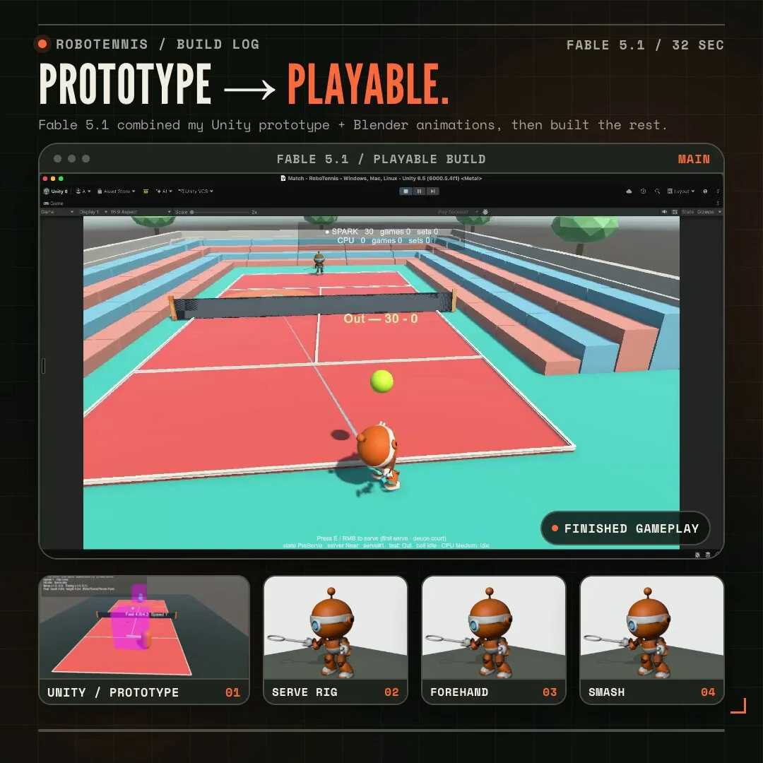 Game tennis Unity hoàn chỉnh