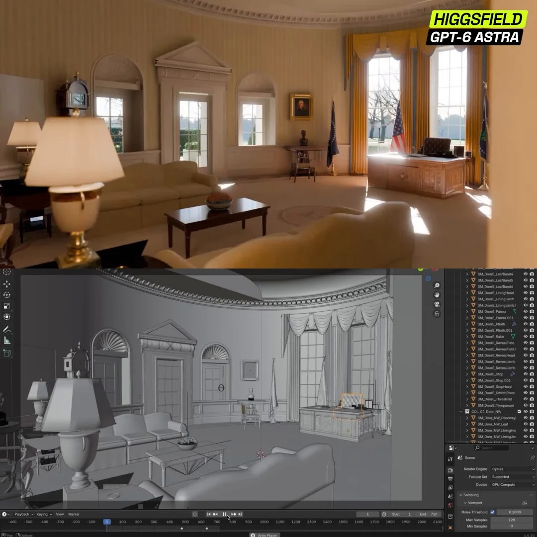 Procedural Oval Office set for Cycles