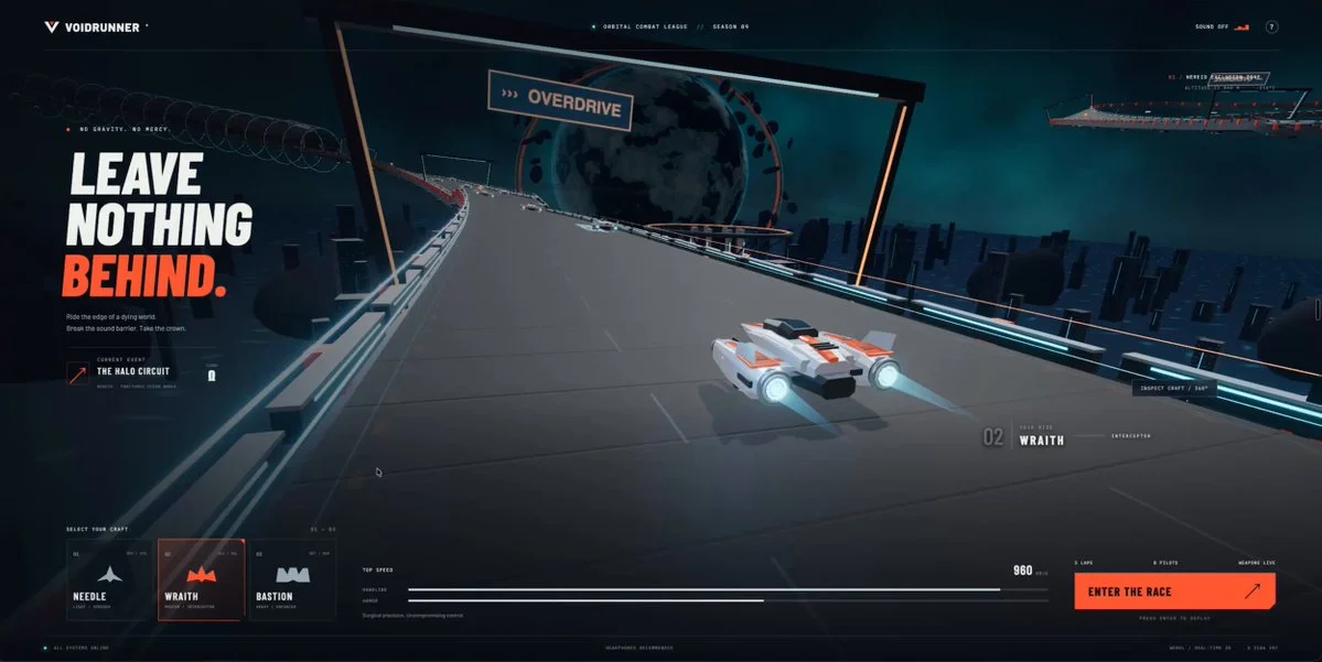 Anti-gravity combat racer