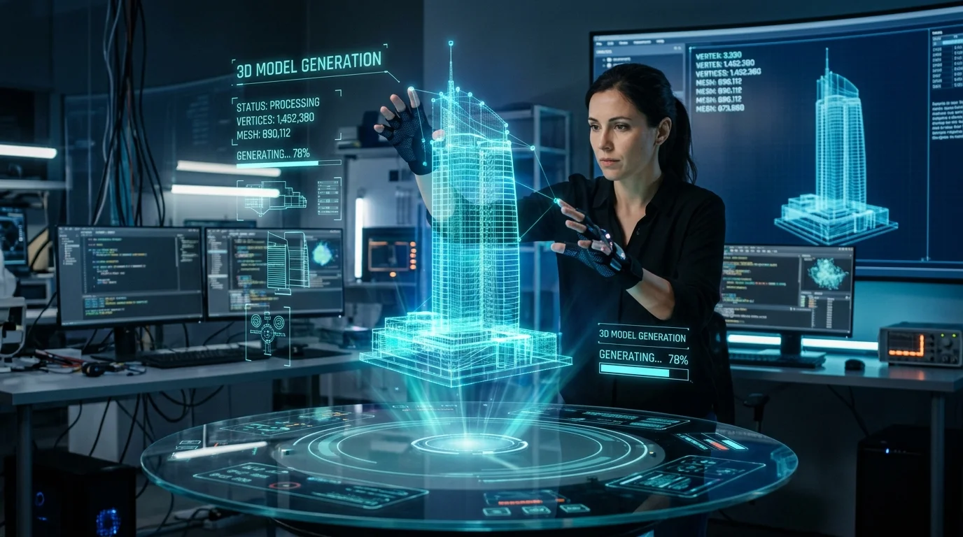 Generación de modelos 3D holográficos