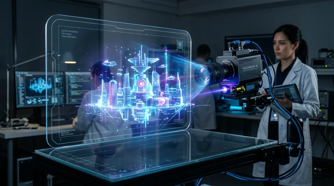 Holografische 3D-Kamera-Projektion