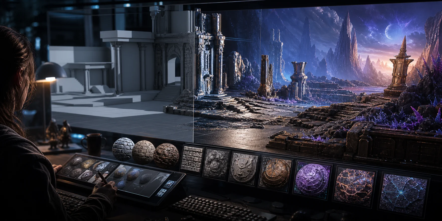 ai 3d for film and vfx environment design and set extension