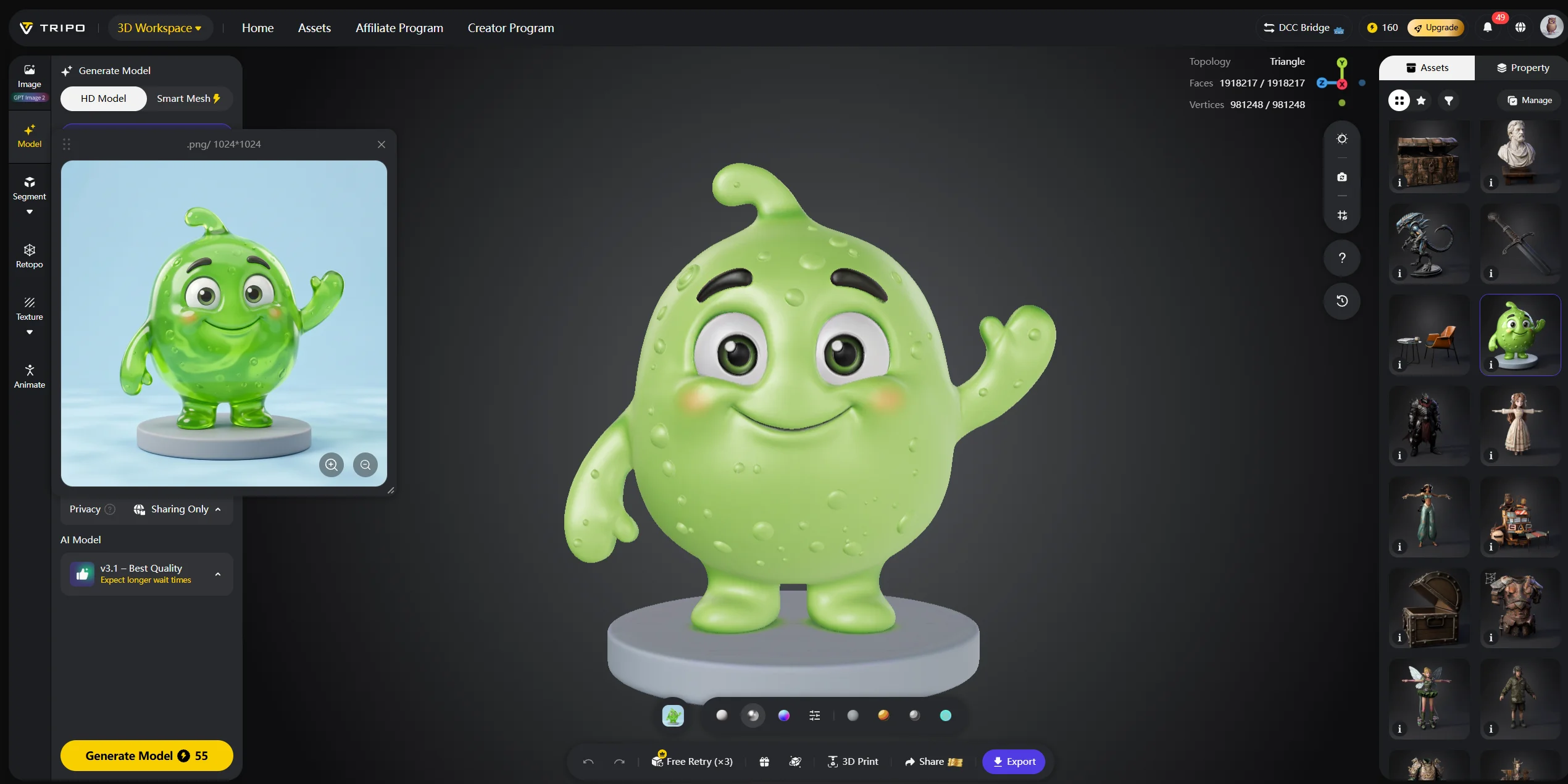 ai 3d model examples 1 characters and creatures 2