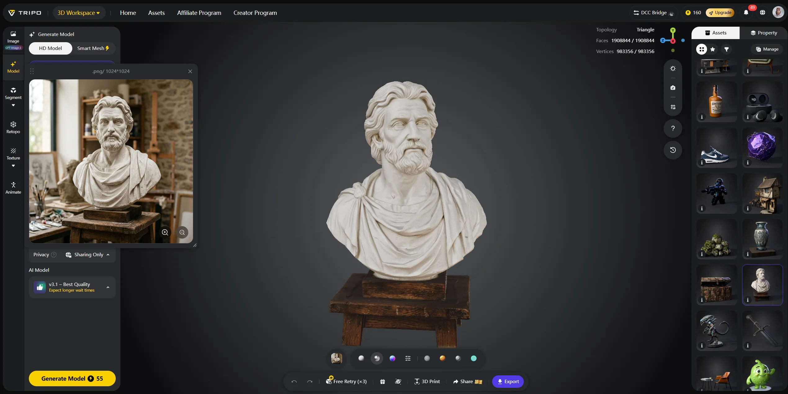 ai 3d model examples 1 characters and creatures 3