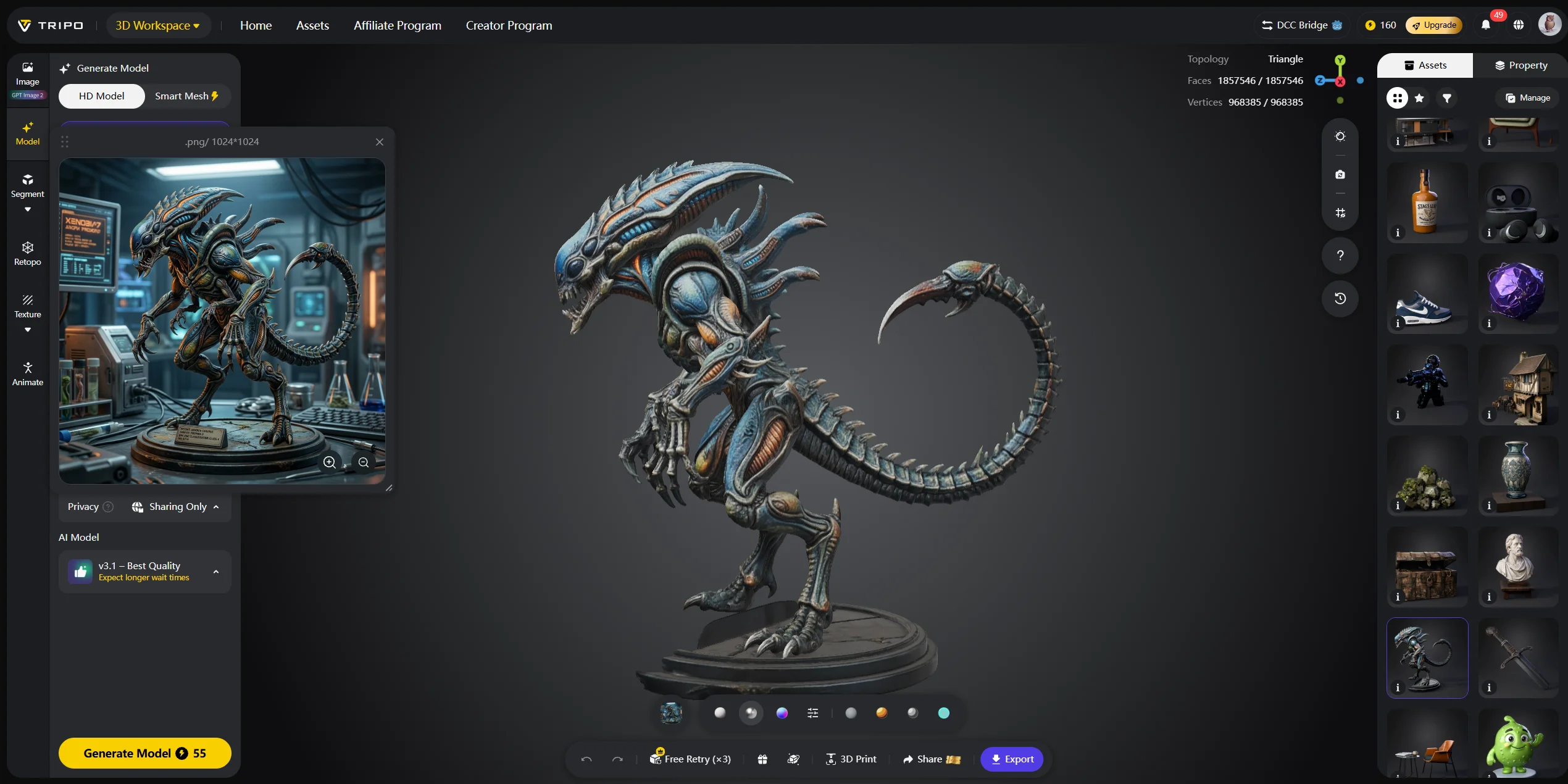 ai 3d model examples 1 characters and creatures 4