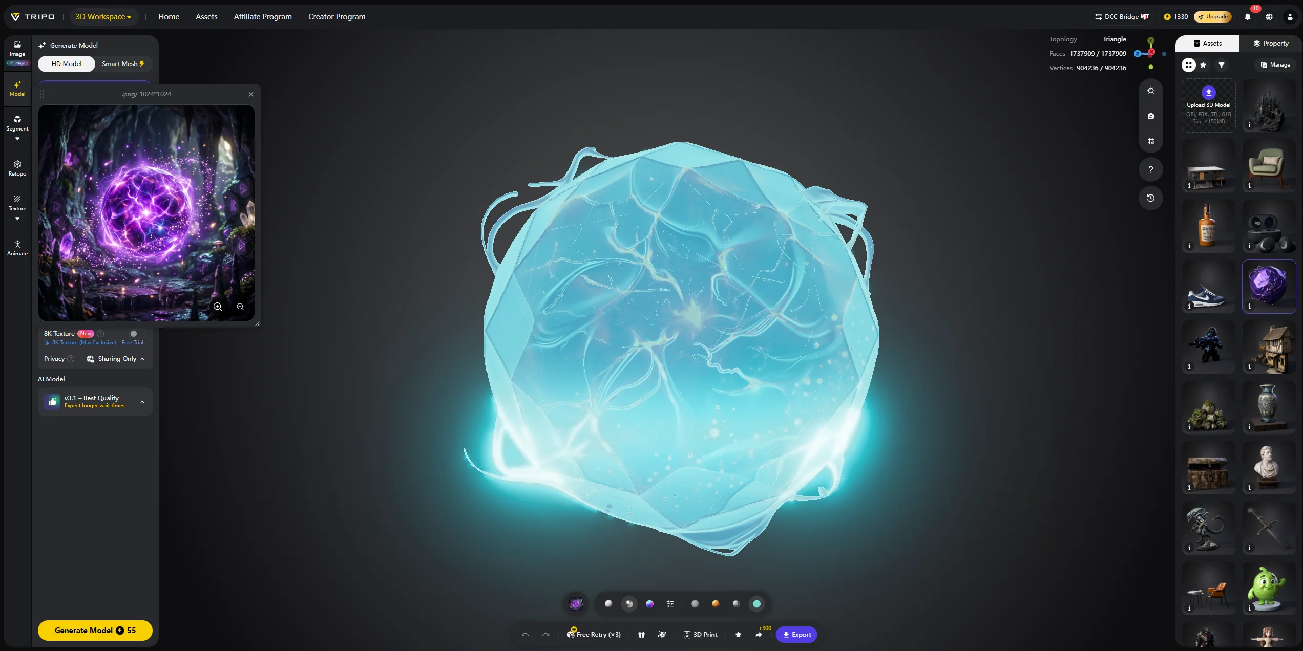 ai 3d model examples 3 game assets 4