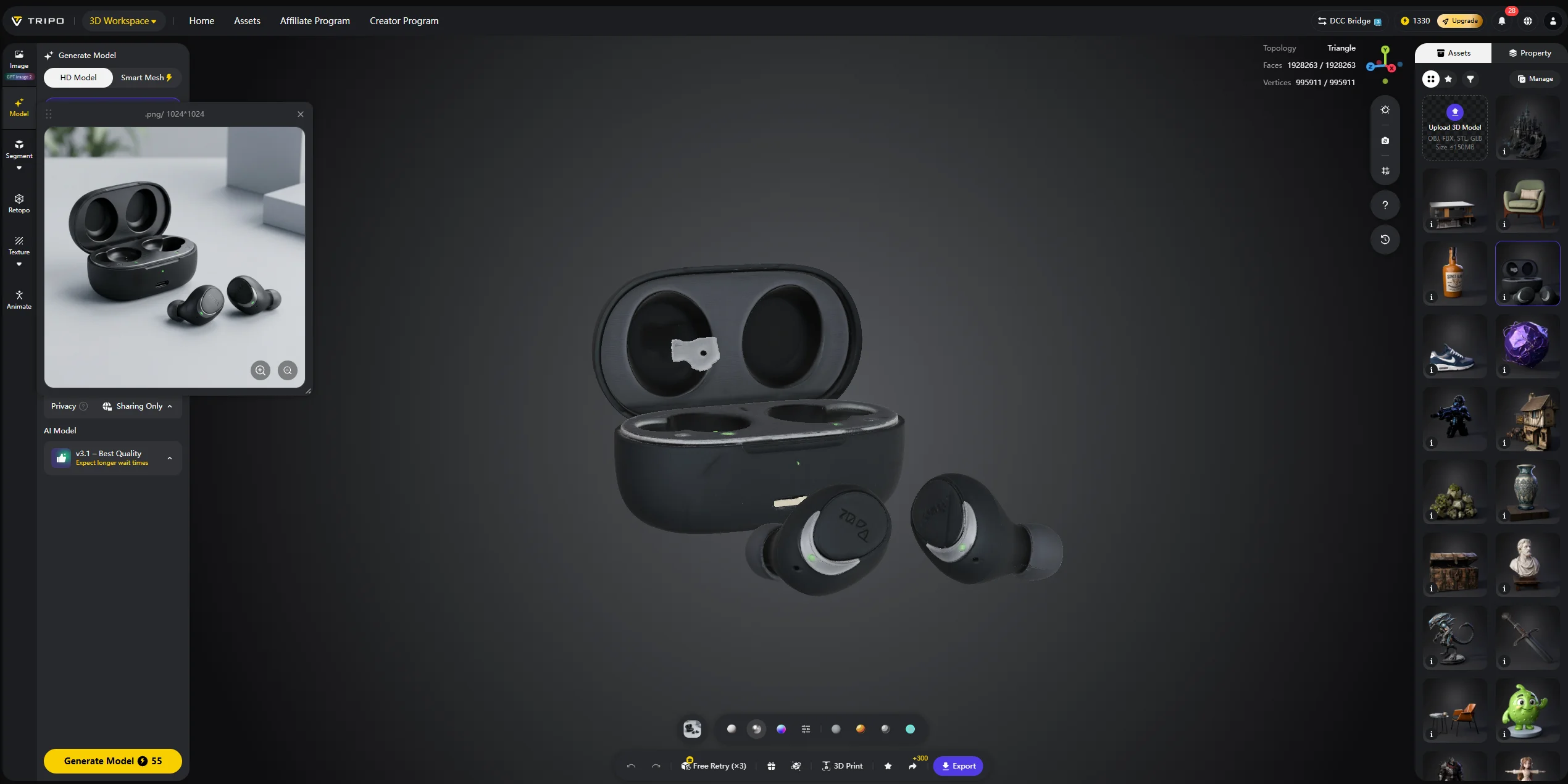 ai 3d model examples 4 product models and e commerce assets 3