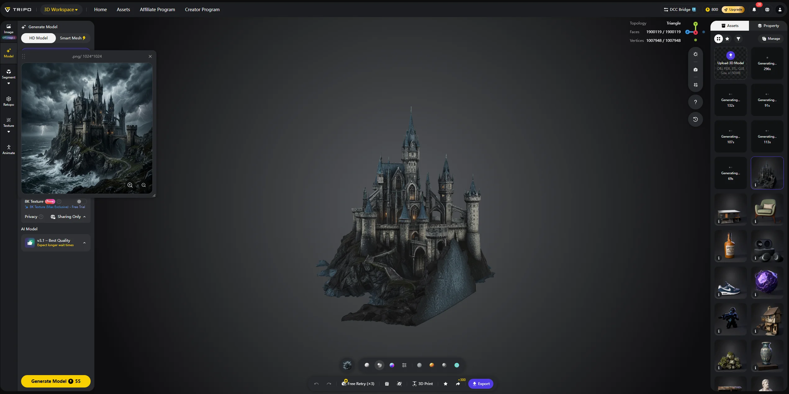 ai 3d model examples 5 architecture and environments 2