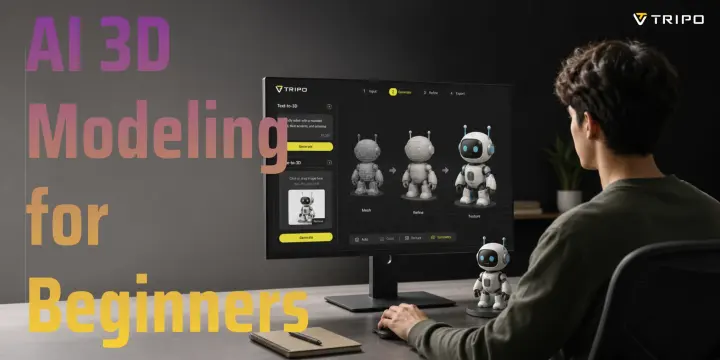 ai 3d modeling for beginners cover